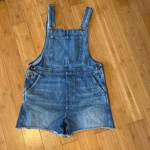 Madewell short overalls